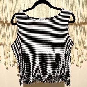 Vintage Jennifer Moore Striped Tank Top Sz L